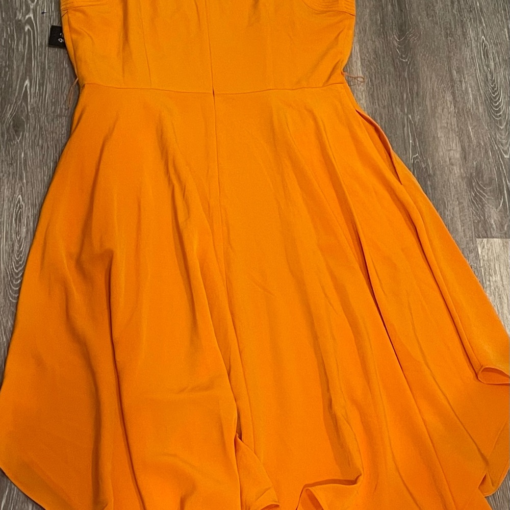 Karl Lagerfeld Paris Women's Belted Asymmetric-Hem Dress 12 NWT - Picture 8 of 8